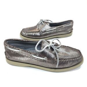 Sperry Top Sider Angelfish‎ Metallic Bronze Boat Shoes Loafers Women's Size 6.5